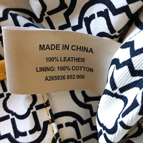 Rafé New York Yellow Leather Shoulder Bag Crossbody Purse - Picture 12 of 14